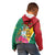 Personalized Guyana Kid Hoodie Jaguar Tropical Flowers