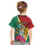 Personalized Guyana Kid T Shirt Jaguar Tropical Flowers