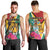 Personalized Guyana Men Tank Top Jaguar Tropical Flowers