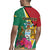 Personalized Guyana Rugby Jersey Jaguar Tropical Flowers - Wonder Print Shop