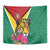 Guyana Tapestry Jaguar Tropical Flowers - Wonder Print Shop