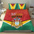 Guyana 55th Republic Anniversary Bedding Set Flag Style