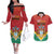 Personalized Guyana 55th Republic Anniversary Couples Matching Off The Shoulder Long Sleeve Dress and Hawaiian Shirt Flag Style