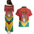 Personalized Guyana 55th Republic Anniversary Couples Matching Puletasi and Hawaiian Shirt Flag Style