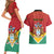 Personalized Guyana 55th Republic Anniversary Couples Matching Short Sleeve Bodycon Dress and Hawaiian Shirt Flag Style