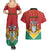 Personalized Guyana 55th Republic Anniversary Couples Matching Summer Maxi Dress and Hawaiian Shirt Flag Style