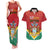 Personalized Guyana 55th Republic Anniversary Couples Matching Tank Maxi Dress and Hawaiian Shirt Flag Style