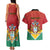 Personalized Guyana 55th Republic Anniversary Couples Matching Tank Maxi Dress and Hawaiian Shirt Flag Style