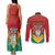 Personalized Guyana 55th Republic Anniversary Couples Matching Tank Maxi Dress and Long Sleeve Button Shirt Flag Style