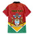 Personalized Guyana 55th Republic Anniversary Family Matching Mermaid Dress and Hawaiian Shirt Flag Style