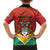 Personalized Guyana 55th Republic Anniversary Family Matching Off The Shoulder Long Sleeve Dress and Hawaiian Shirt Flag Style