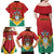 Personalized Guyana 55th Republic Anniversary Family Matching Off Shoulder Maxi Dress and Hawaiian Shirt Flag Style