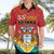 Personalized Guyana 55th Republic Anniversary Hawaiian Shirt Flag Style