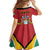 Personalized Guyana 55th Republic Anniversary Kid Short Sleeve Dress Flag Style