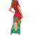 Personalized Guyana 55th Republic Anniversary Short Sleeve Bodycon Dress Flag Style - Wonder Print Shop