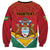 Personalized Guyana 55th Republic Anniversary Sweatshirt Flag Style - Wonder Print Shop