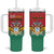 Personalized Guyana 55th Republic Anniversary Tumbler With Handle Flag Style - Wonder Print Shop