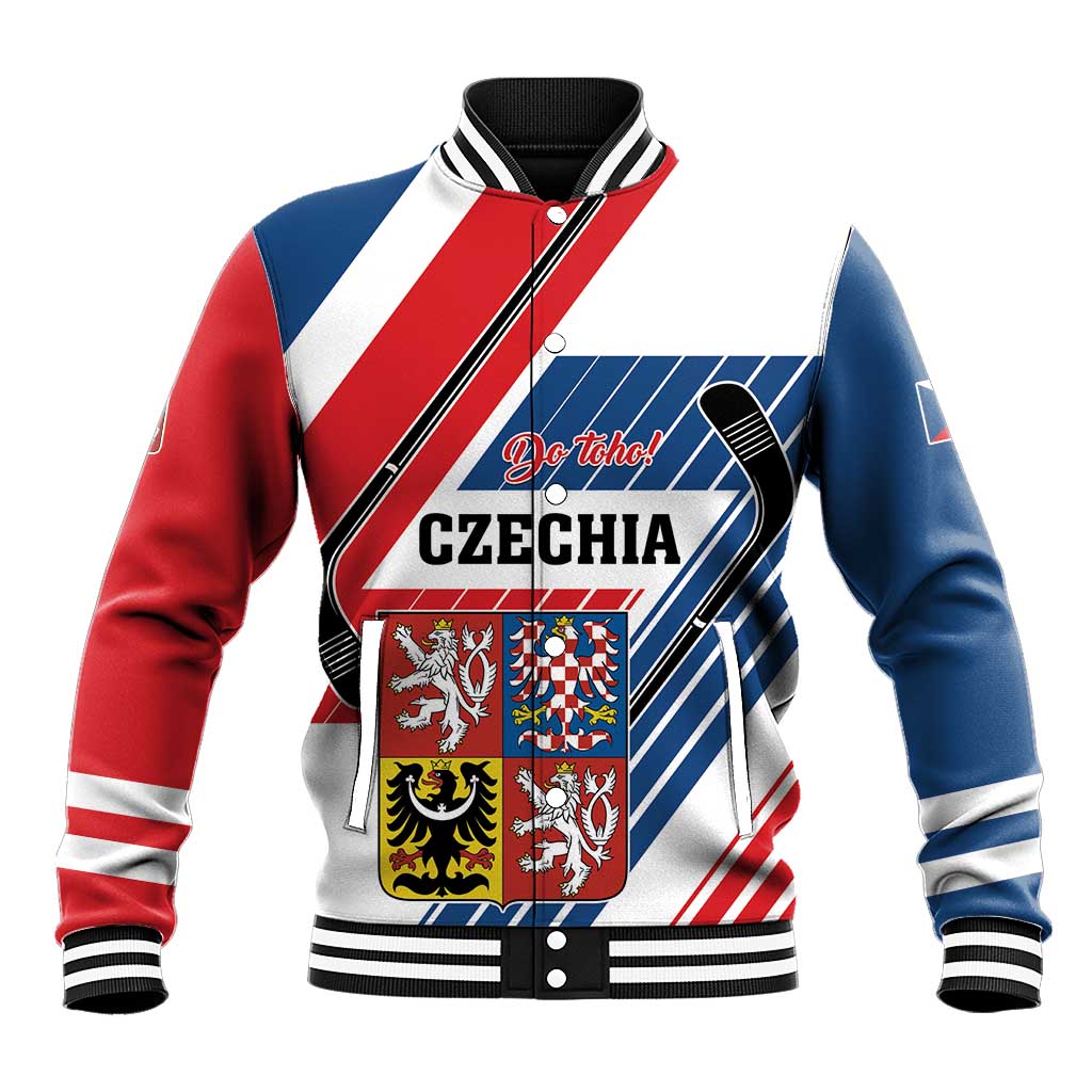 Custom Hockey 2026 Czech Republic Baseball Jacket Team Czechia Go Champions - Wonder Print Shop