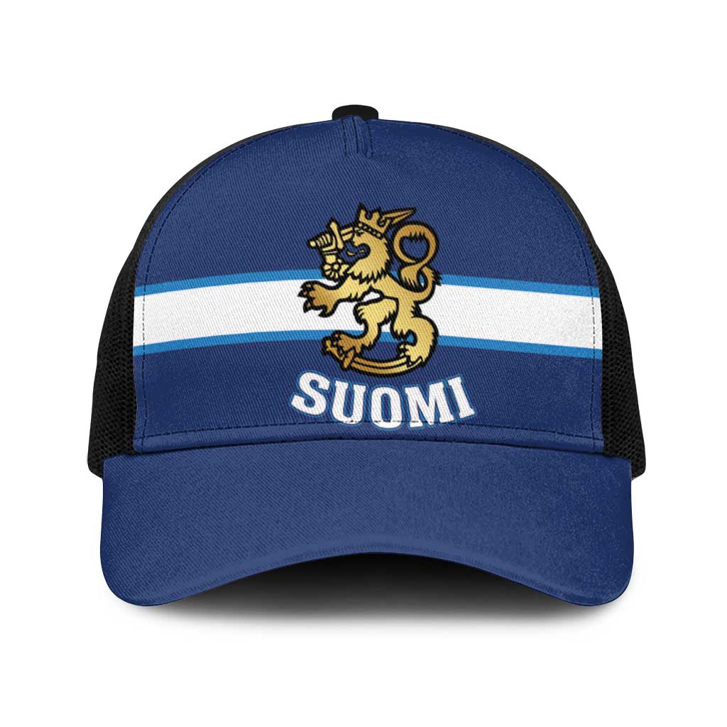 Hockey 2026 Finland Baseball Net Cap Finnish Leijonat Champions