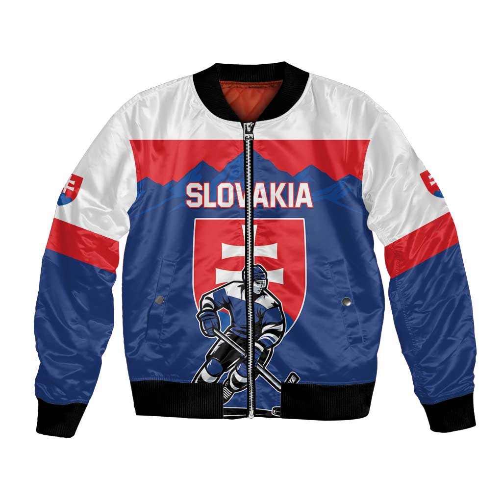 Custom Hockey 2026 Slovakia Bomber Jacket Nasi Chlapci Go Champions - Wonder Print Shop