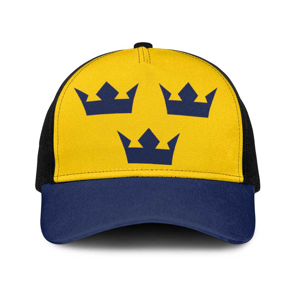 Hockey 2026 Sweden Baseball Net Cap Tre Kronor Go Champions