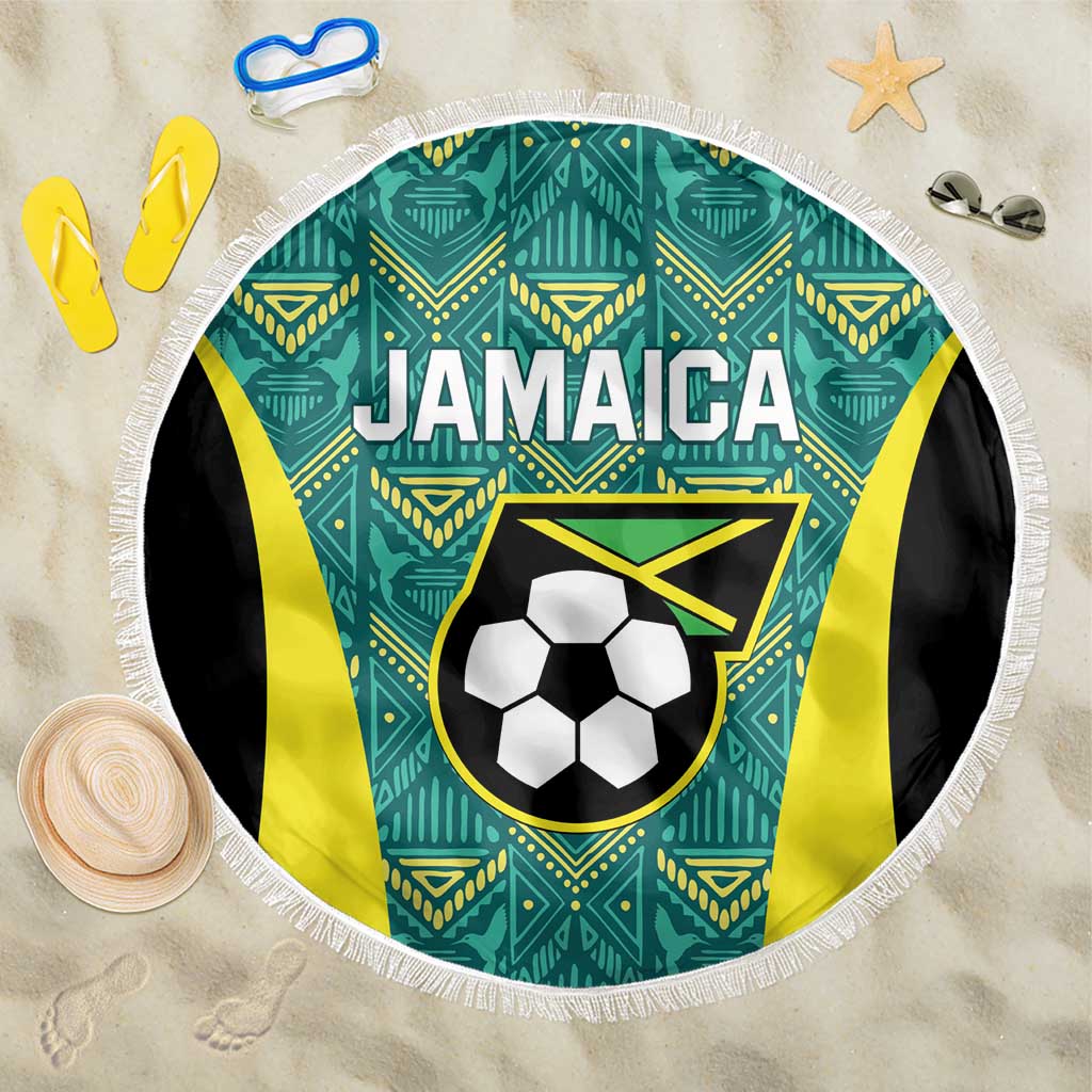 Jamaica Football Beach Blanket We Believe Reggae Boyz