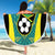 Jamaica Football Beach Blanket We Believe Reggae Boyz