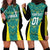 Custom Jamaica Football Hoodie Dress We Believe Reggae Boyz