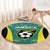 Jamaica Football Round Carpet We Believe Reggae Boyz