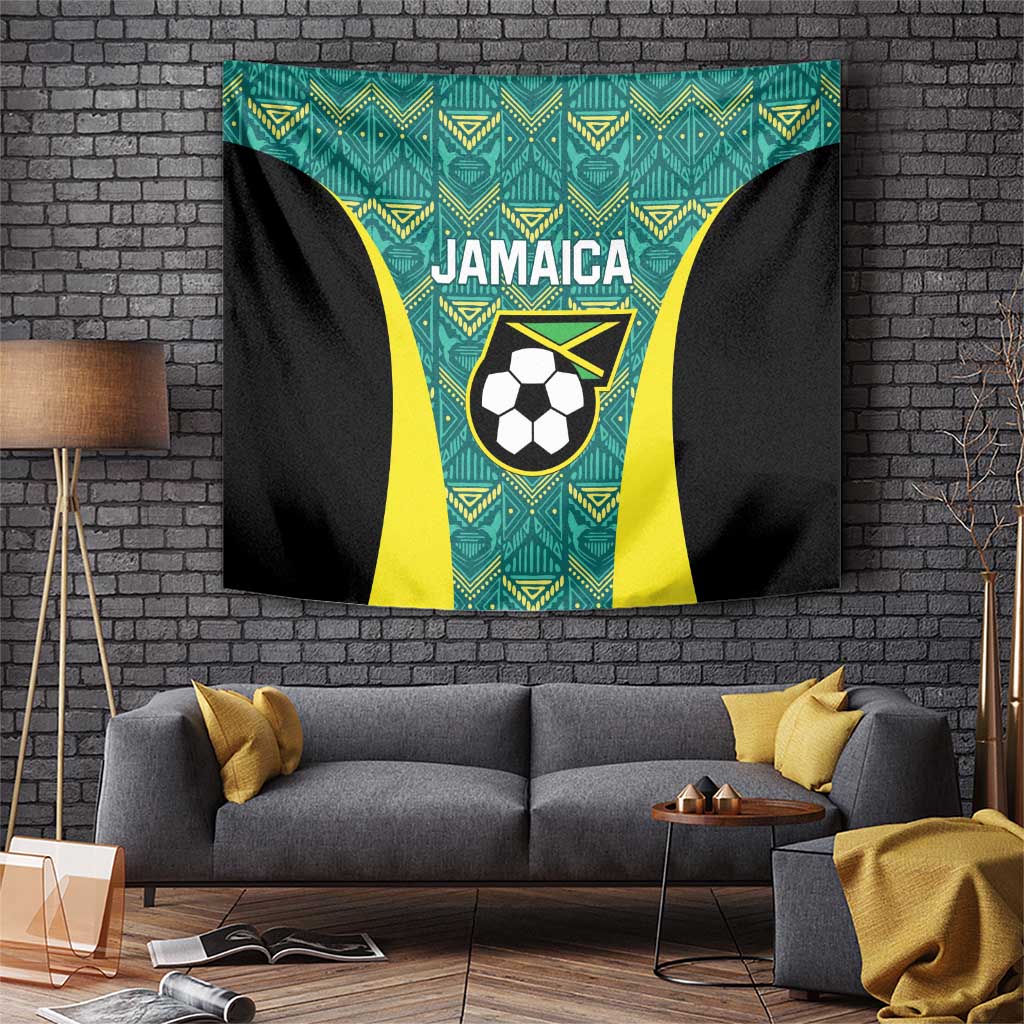 Jamaica Football Tapestry We Believe Reggae Boyz