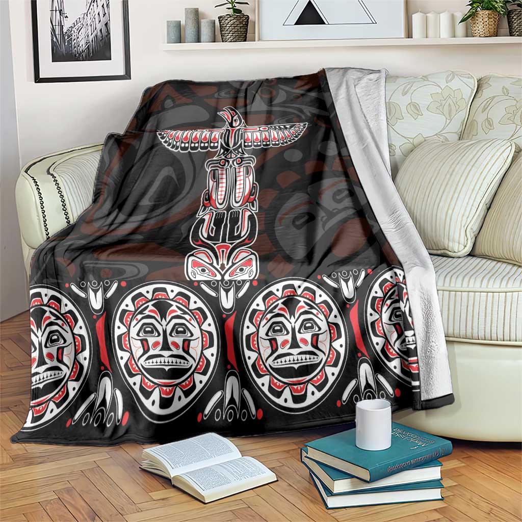 Canada Haida Totem Blanket Haida Spirit