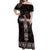 Canada Haida Totem Off Shoulder Maxi Dress Haida Spirit