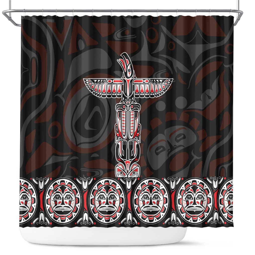 Canada Haida Totem Shower Curtain Haida Spirit