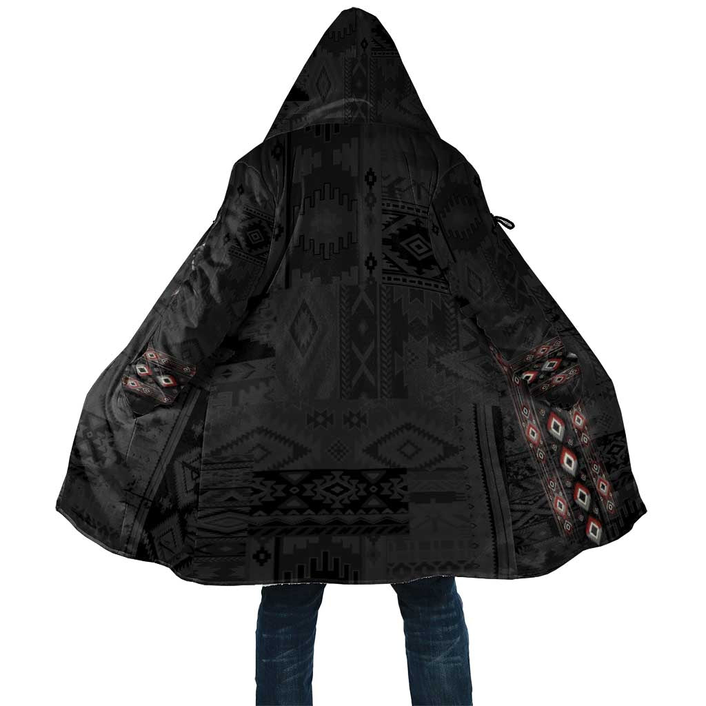 Native American Wolf Cloak Tribal Pattern