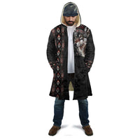 Native American Wolf Cloak Tribal Pattern