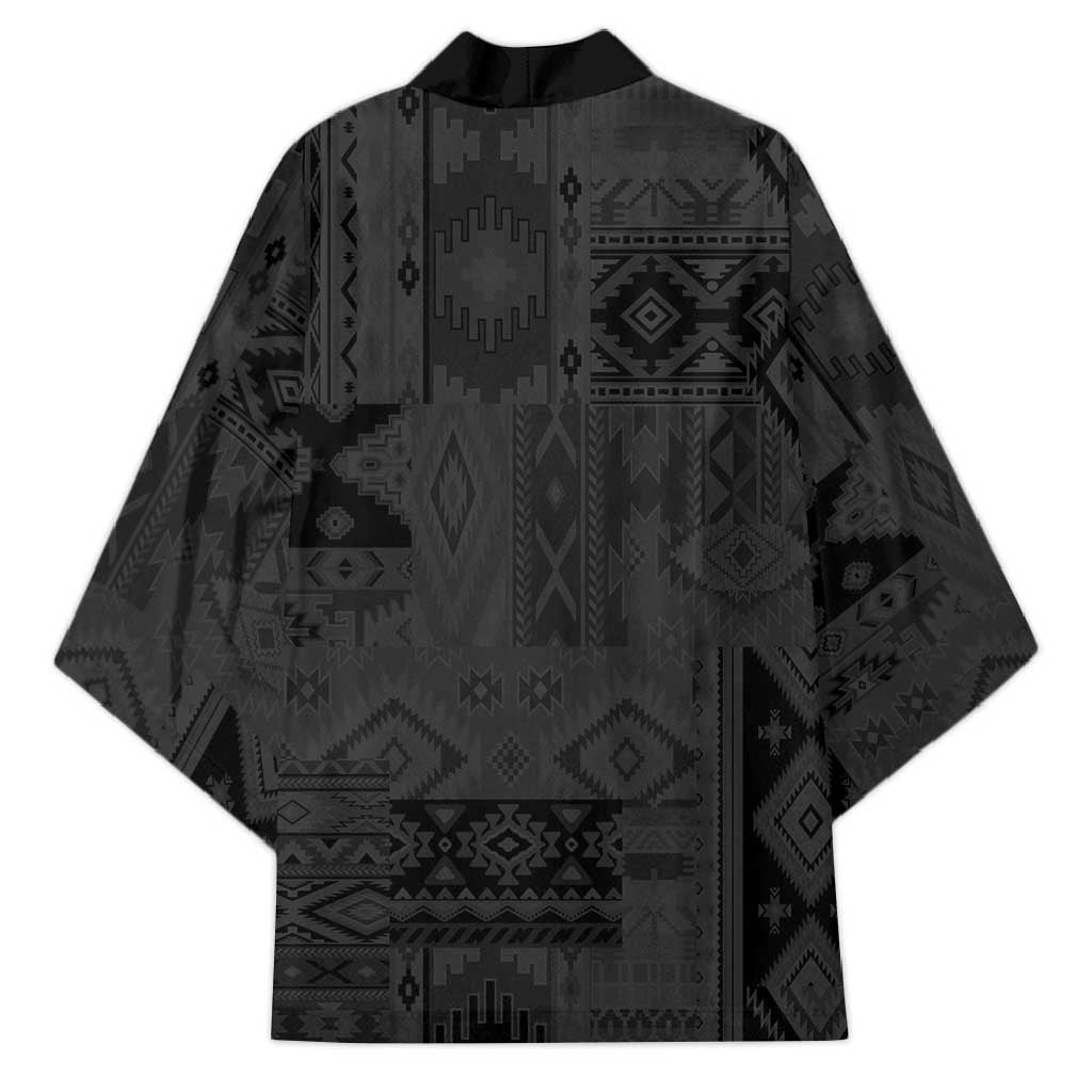 Native American Wolf Kimono Tribal Pattern