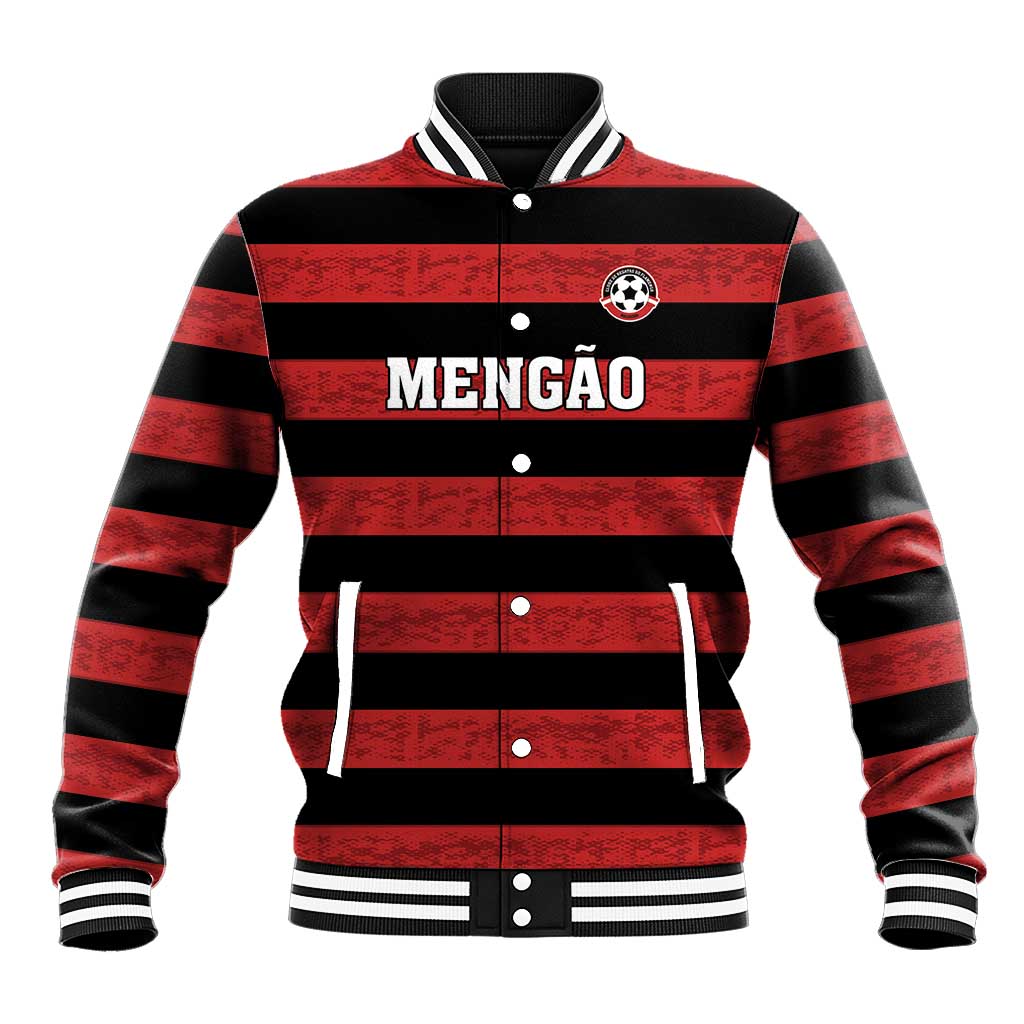 Custom Brazilian Football Big Mengo Baseball Jacket Rubro-Negro Go Glory