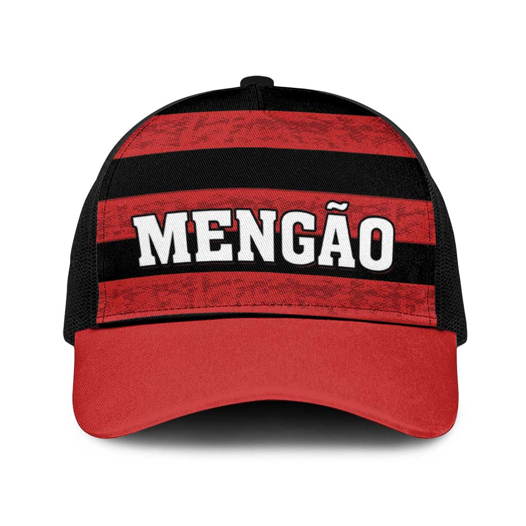 Brazilian Football Big Mengo Baseball Net Cap Rubro-Negro Go Glory