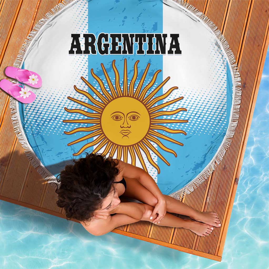 Argentina Football Beach Blanket
