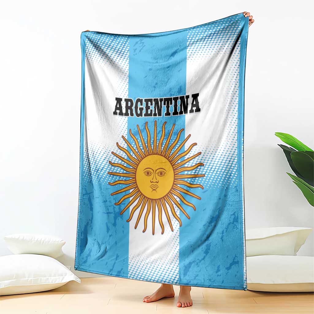 Argentina Football Blanket