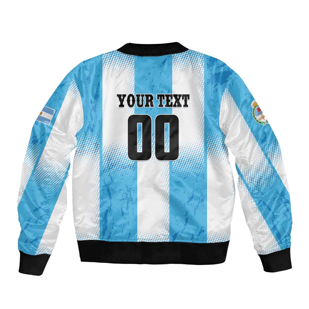 Custom Argentina Football Bomber Jacket