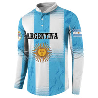 Custom Argentina Football Button Sweatshirt