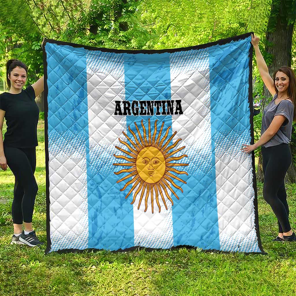Argentina Football Quilt