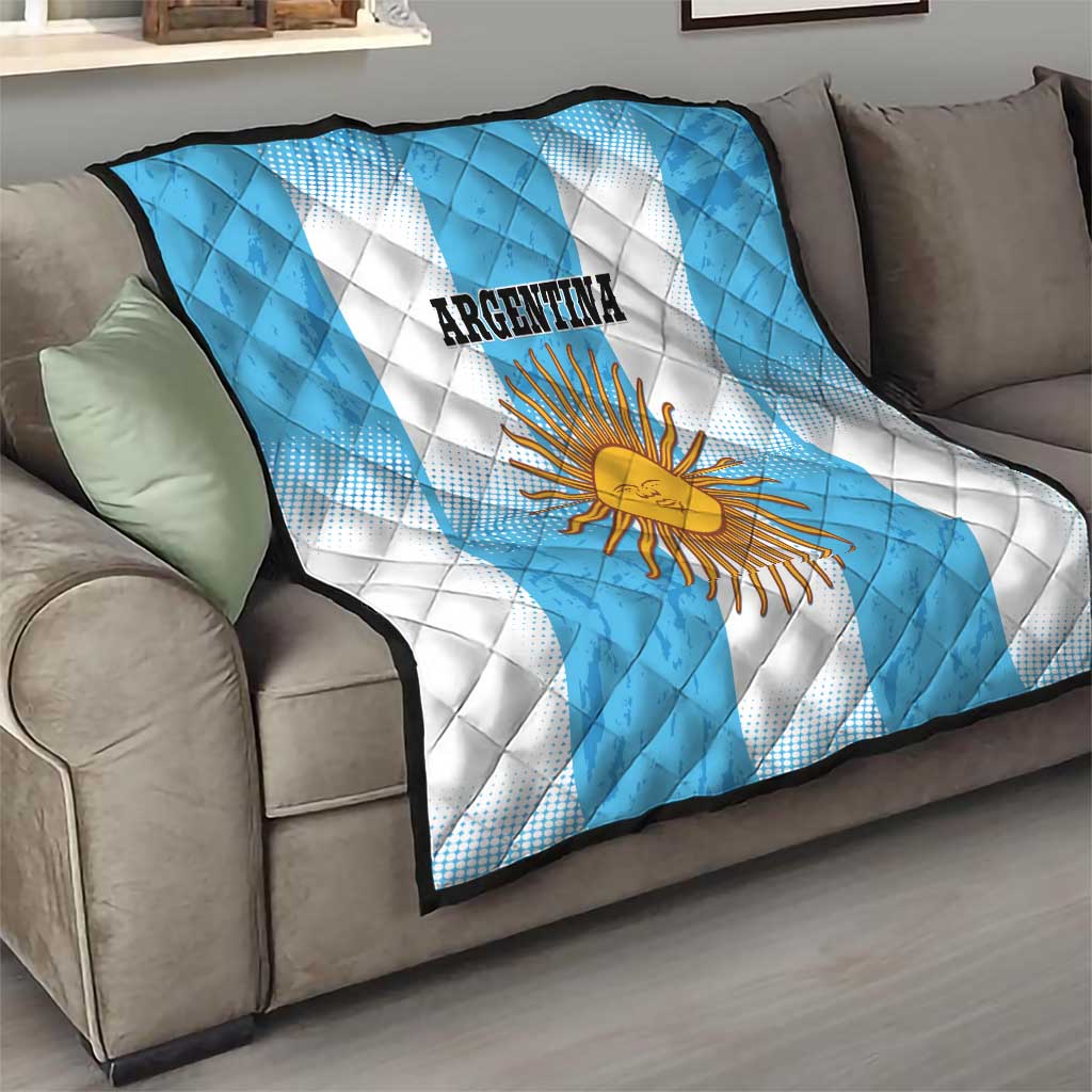 Argentina Football Quilt
