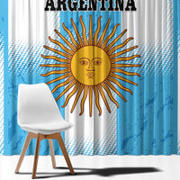 Argentina Football Window Curtain