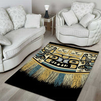 Canada Chilkat Pattern Area Rug Haida Spirit