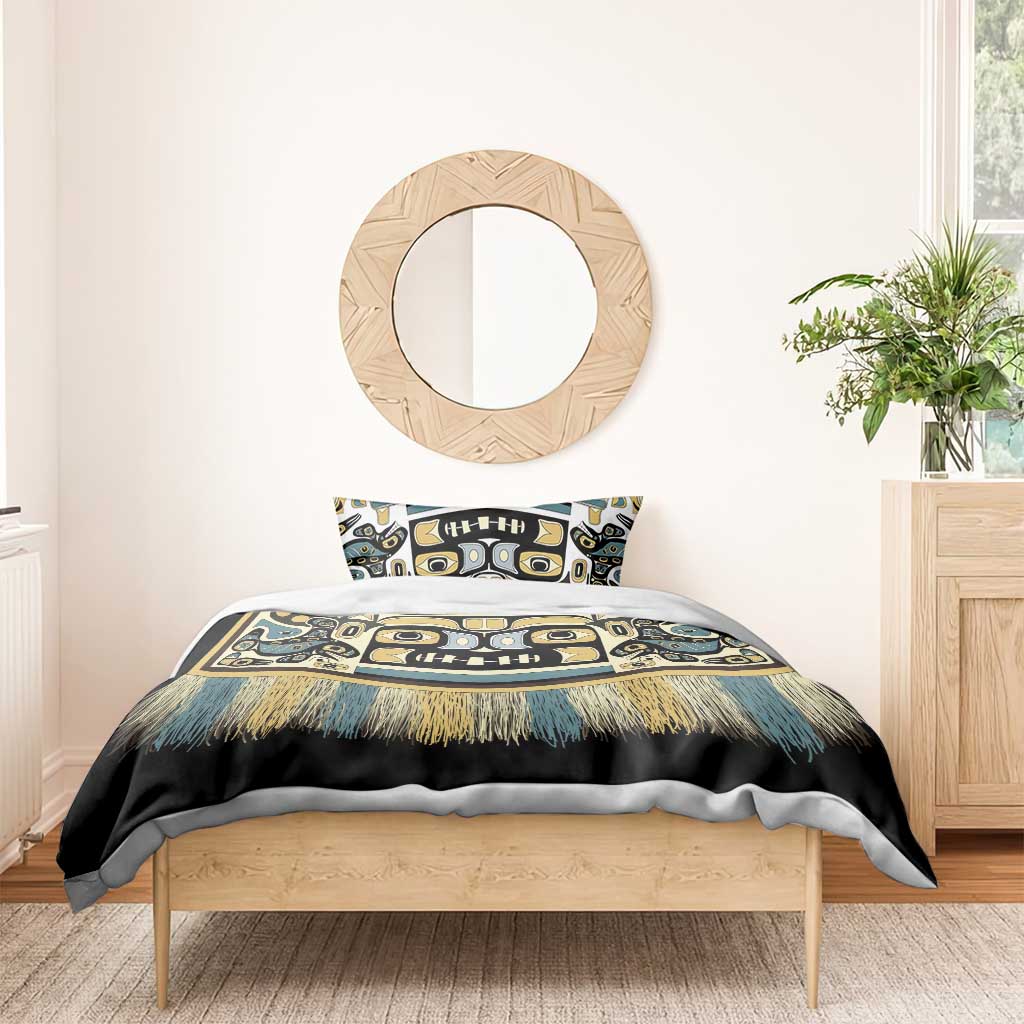 Canada Chilkat Pattern Bedding Set Haida Spirit