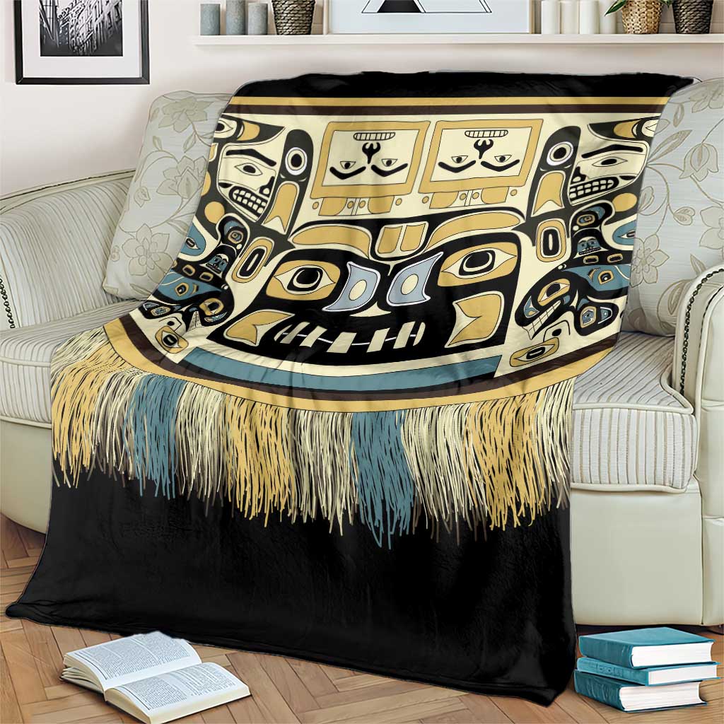 Canada Chilkat Pattern Blanket Haida Spirit