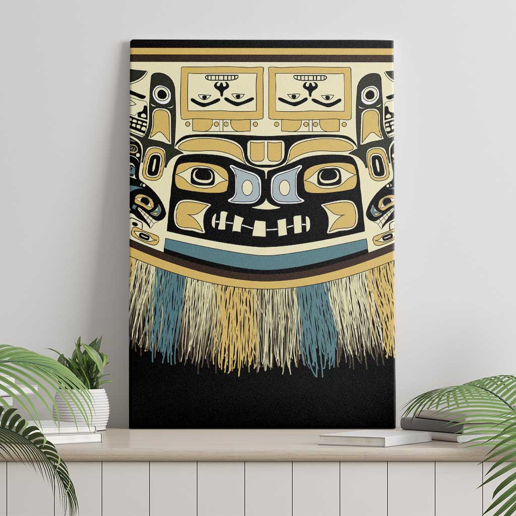 Canada Chilkat Pattern Canvas Wall Art Haida Spirit