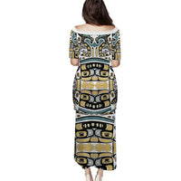 Canada Chilkat Pattern Puletasi Haida Spirit
